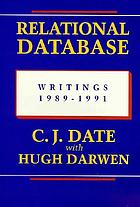 Relational database writings 1989-1991