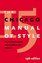 The Chicago manual of style.