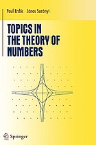Topics in the theory of numbers