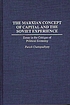 The Marxian concept of capital and the Soviet... de  Paresh Chattopadhyay 
