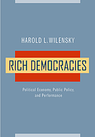 Rich democracies : political economy, public policy, and performance