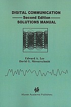 Digital communication : solutions manual