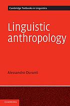 Linguistic anthropology