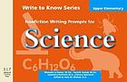 Nonfiction writing prompts for science