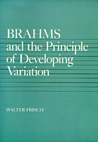 Brahms and the principle of developing variation