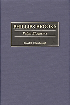 Phillips Brooks : pulpit eloquence