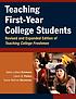 Teaching first-year college students 著者：  Bette LaSere Erickson 