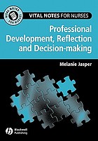 Professional development, reflection and decision-making