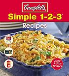 Campbell's simple 1-2-3 recipes.