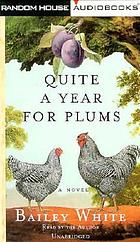 Quite a year for plums