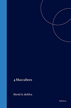 4 Maccabees : introduction and commentary on the Greek text in Codex Sinaiticus