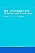 The Renaissance and seventeenth-century rationalism
