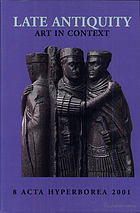 Late antiquity : art in context