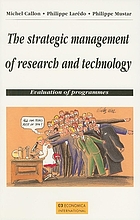 The strategic management of research and technology : evaluation of programmes