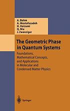 The geometric phase in quantum systems : foundations, mathematical concepts, and applications in molecular and condensed matter physics
