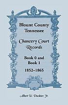Blount County, Tennessee Chancery Court records
