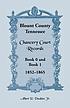Blount County, Tennessee Chancery Court records