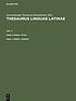Thesaurus linguae Latinae