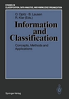 Information and classification : concepts, methods, and applications : proceedings of the 16th Annual Conference of the 