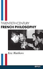 Twentieth-century French philosophy