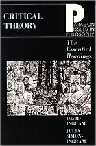 Critical theory : the essential readings