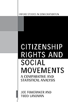 Citizenship rights and social movements : a comparative and statistical analysis