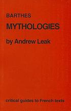 Barthes, Mythologies