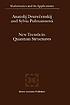 New trends in quantum structures 著者：  Anatolij Dvurečenskij 