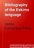Bibliography of the Eskimo language