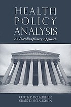 Health Policy Analysis: An Interdisciplinary Approach cover image