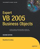 Expert VB 2005 business objects