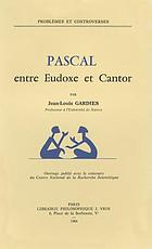 Pascal entre Eudoxe et Cantor