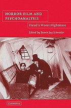 Horror film and psychoanalysis : Freud's worst nightmare