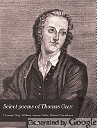 Select poems of Thomas Gray.