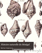 Histoire naturelle du Sénégal; coquillages.