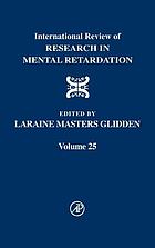 International review of research in mental retardation v.25