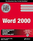 MOUS Word 2000 exam prep