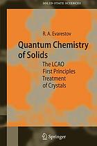 Quantum chemistry of solids : the LCAO first principles treatment of crystals