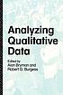 Analyzing qualitative data