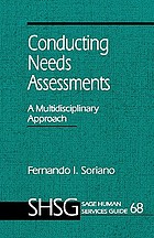 Conducting needs assessments : a multidisciplinary approach