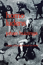 Homo ludens; a study of the play-element in culture.