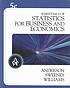 Essentials of statistics for business and economics 著者：  David R Anderson 