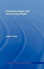 Professionalism and accounting rules