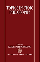 Topics in stoic philosophy