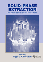 Solid-phase extraction : principles, techniques and applications.