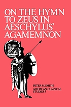 On the Hymn to Zeus in Aeschylus' Agamemnon