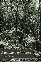 A montane rain-forest; a contribution to the physiological plant geography of Jamaica,