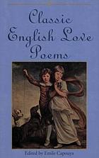 Classic English love poems