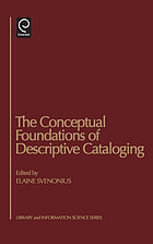 The Conceptual foundations of descriptive cataloging
