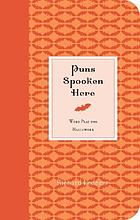 Puns spooken [sic] here : word play for Halloween